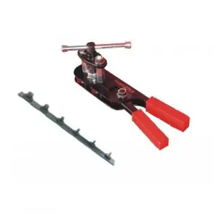 Praska do zarabiania przewodów hamulcowych z listwą