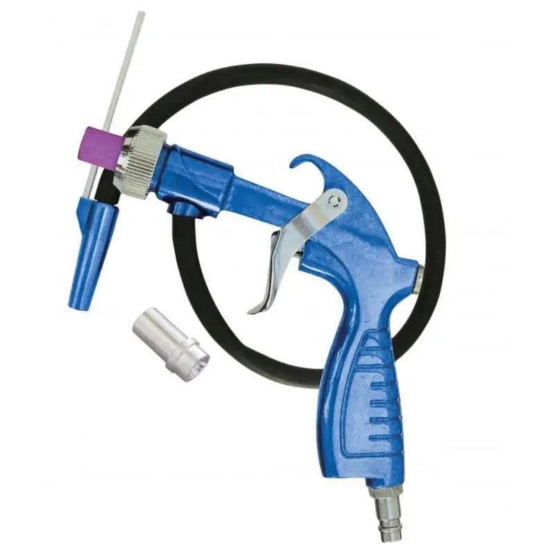 Pistolet do piaskowa z dyszą ceramiczną i metalową