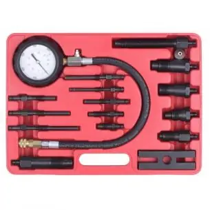 Miernik ciśnienia sprężania DIESEL z końcówkami pod świece żarowe i wtryskiwacze