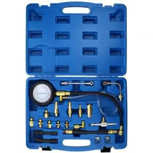 Miernik ciśnienia wtrysku paliwa benzyna z końcówkami