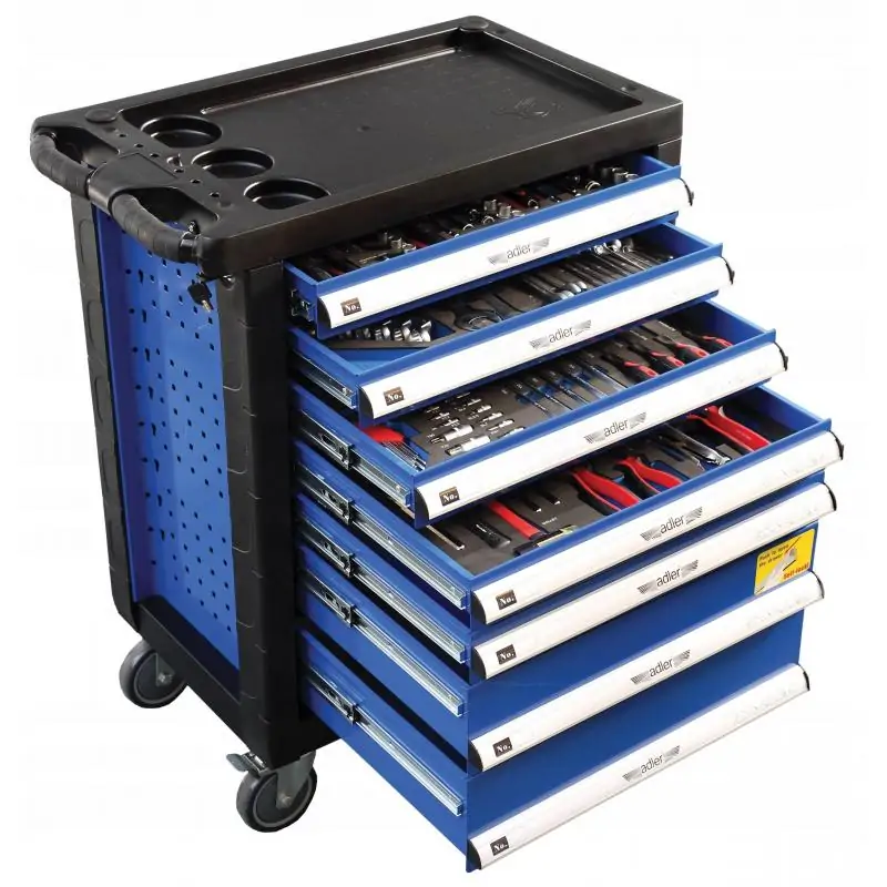 Adler Wózek narzędziowy 217 elementów 3560.0