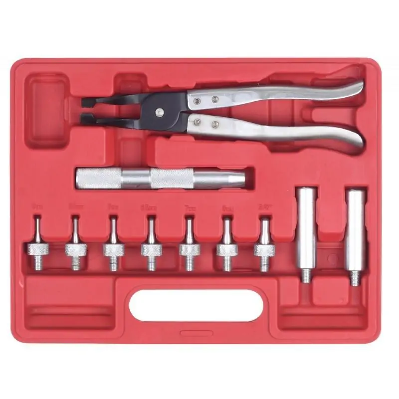 Szczypce do uszczelniaczy zaworowych z końcówkami