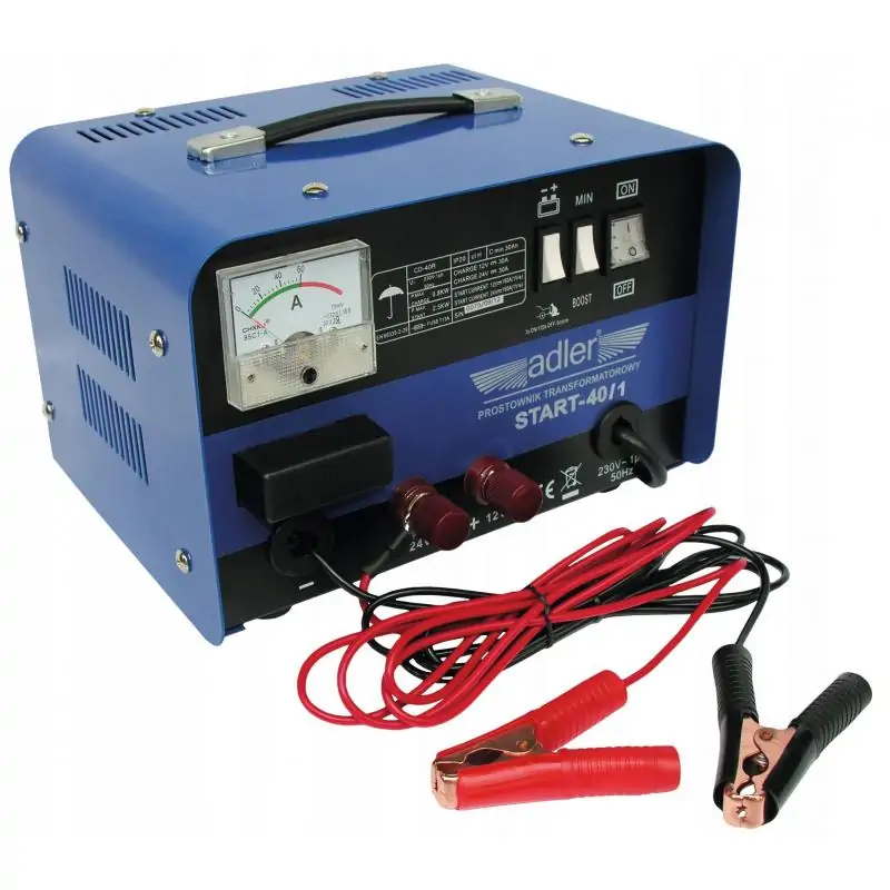 ADLER Prostownik transformatorowy 12 / 24 V