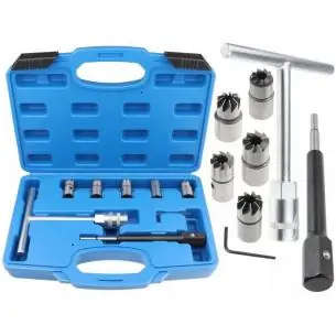 Zestaw frezów do gniazd wtryskiwaczy 5 szt