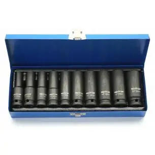 Zestaw nasadek udarowych długich 1/2'' - 10 szt.