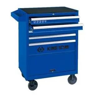 WÓZEK WARSZTATOWY 87432-5C - NIEBIESKI, Z ZESTAWEM NARZĘDZI 173cz.