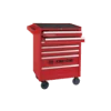WÓZEK WARSZTATOWY 87434-7B - CZERWONY, Z ZESTAWEM NARZĘDZI 197cz.