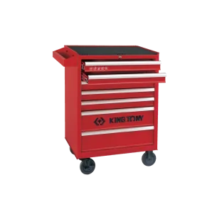 WÓZEK WARSZTATOWY 87434-7B - CZERWONY, Z ZESTAWEM NARZĘDZI 325cz., WYTŁOCZKI Z PIANKI