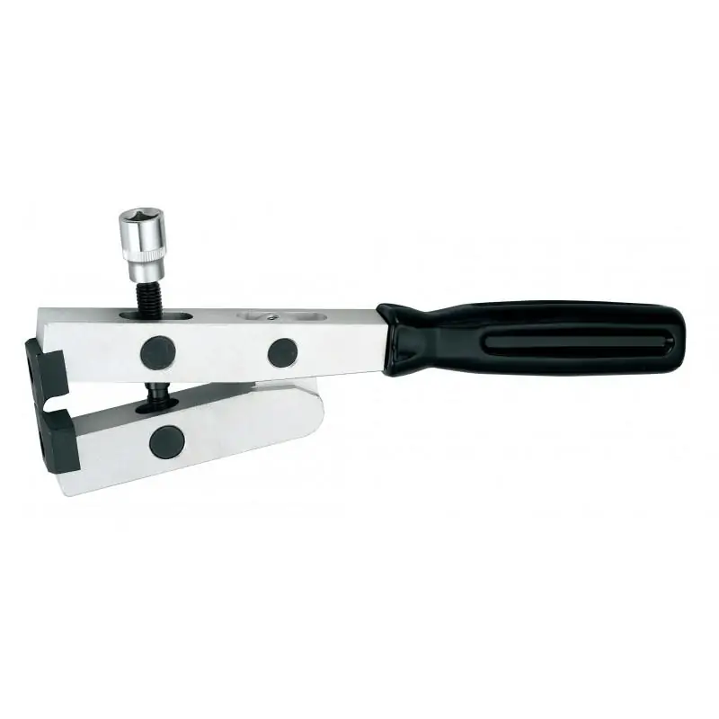 Szczypce do zaciskania opasek stalowych na osłonach przegubach napędowych