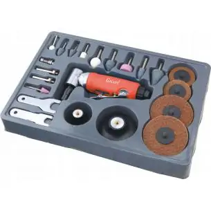 Gigant Kątowa szlifierka trzpieniowa z akcesoriami