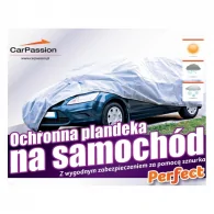PERFECT Pokrowiec Plandeka Ochronna Na Cały Samochód XL
