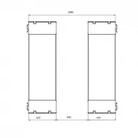 WYSOKI PODNOŚNIK NOŻYCOWY NADPOSADZKOWY Normet PX3500WN