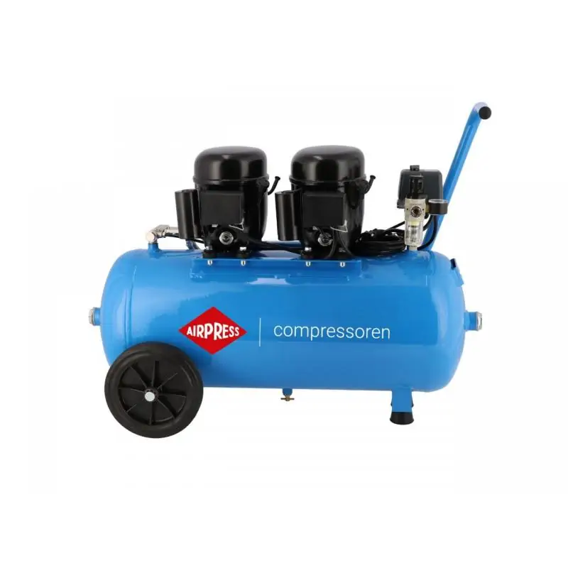 KOMPRESOR L100-50 super silent Airpress, 230V, 0,74kw, 50l, 80l/min, 42dB(A)