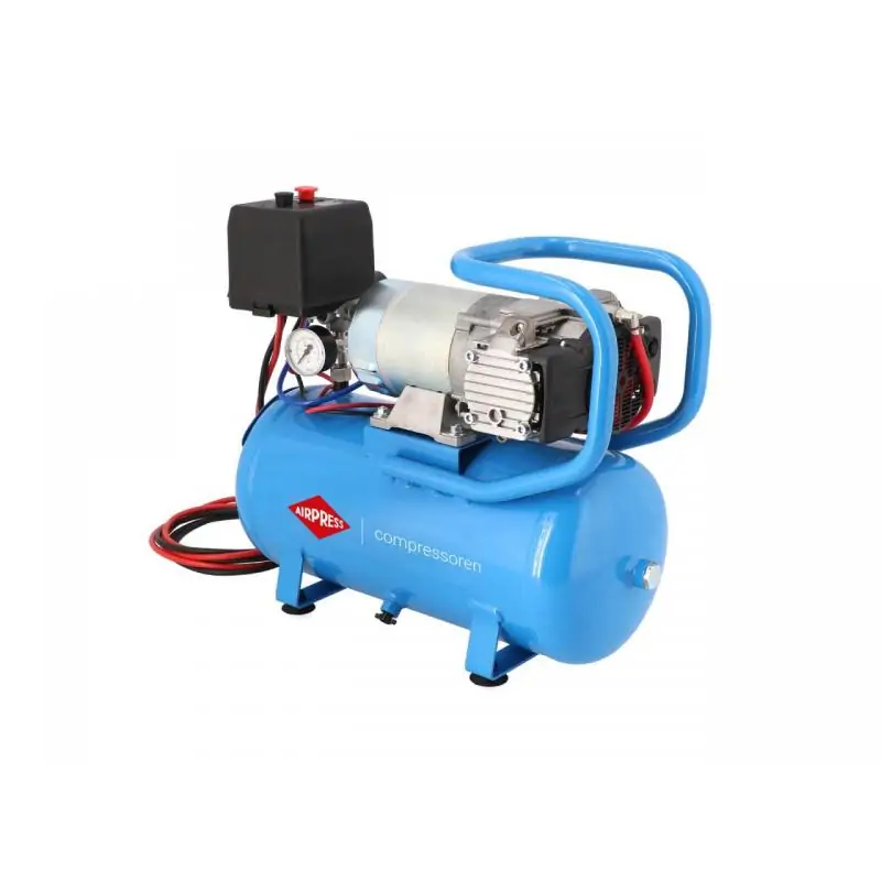 KOMPRESOR DC12-180/15 12V-0,55kw, 180l/min, 15l, 10 bar, 60dB(A), bezolejowy