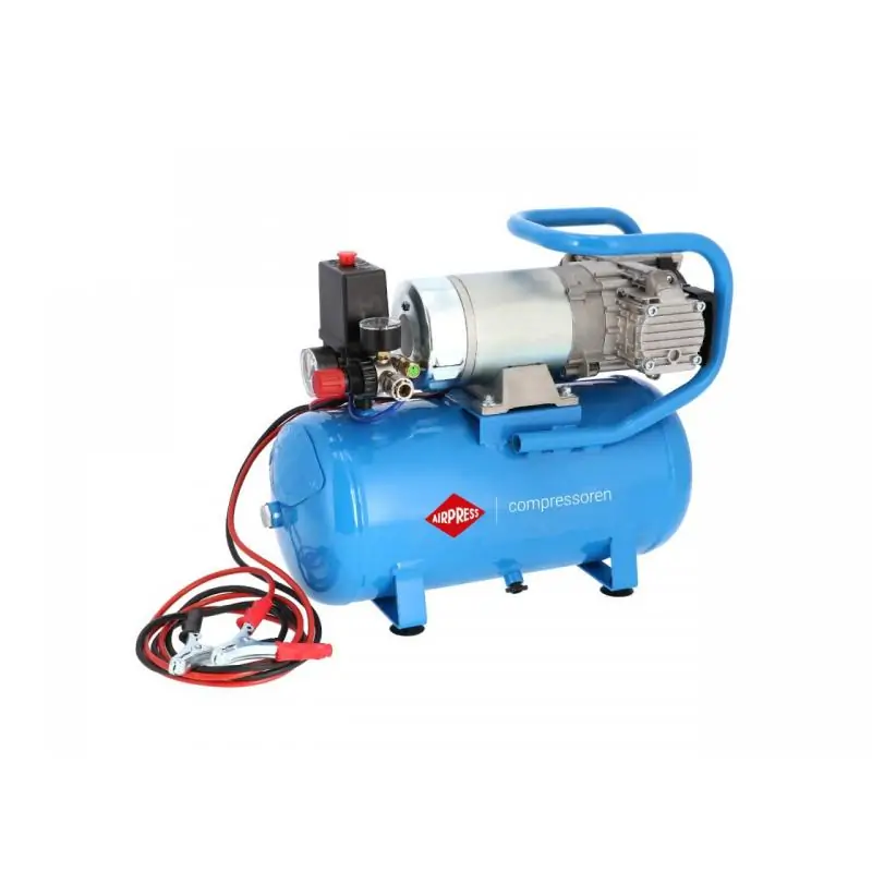 KOMPRESOR DC24-225/15 24V-0,55kw, 225l/min, 15l., 10 bar, 60dB(A), bezolejowy