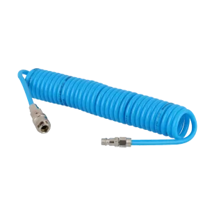 wąż spiralny PU 8 x 5 mm uzbrojony 5m