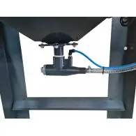 Kabinowa piaskarka inżektorowa, pojemność kabiny 400 lInjector cabinet sandblaster, capacity 400 l