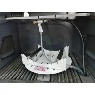 Kabinowa piaskarka inżektorowa, pojemność kabiny 400 lInjector cabinet sandblaster, capacity 400 l