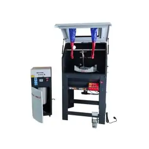 Kabinowa piaskarka inżektorowa, pojemność kabiny 400 lInjector cabinet sandblaster, capacity 400 l