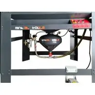 Kabinowa piaskarka inżektorowa, pojemność kabiny 900 l Injector cabinet sandblaster, capacity 900 l