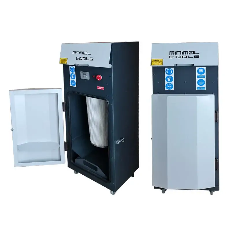 Kabinowa piaskarka inżektorowa, pojemność kabiny 1200 lInjector cabinet sandblaster, capacity 1200 l