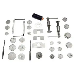 S0000181 - Zestaw do wkręcania tłoczka hamulcowego prawy lewy - 35 sztuk (elementów)