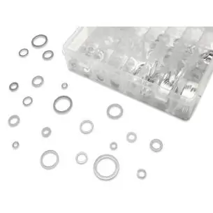 S9999979 - Podkładki aluminiowe zestaw 295 sztuk