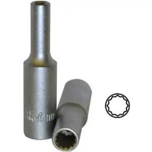 Nasadka 1/4" 13 mm, 12-kątna, długa