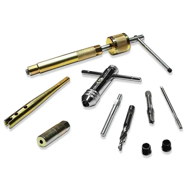 Przyrząd do rozwiercania urwanej świecy żarowej M10 x 1.25 mm bez demontażu głowicy