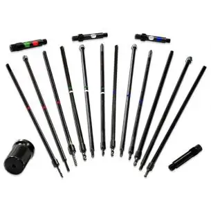 Zestaw MAX do wyciągania urwanego żarnika świecy żarowej M10x1mm, M10x1,25mm, HDI M8x1mm, M9x1, Toyota D4D M10x1,25 mm i inne