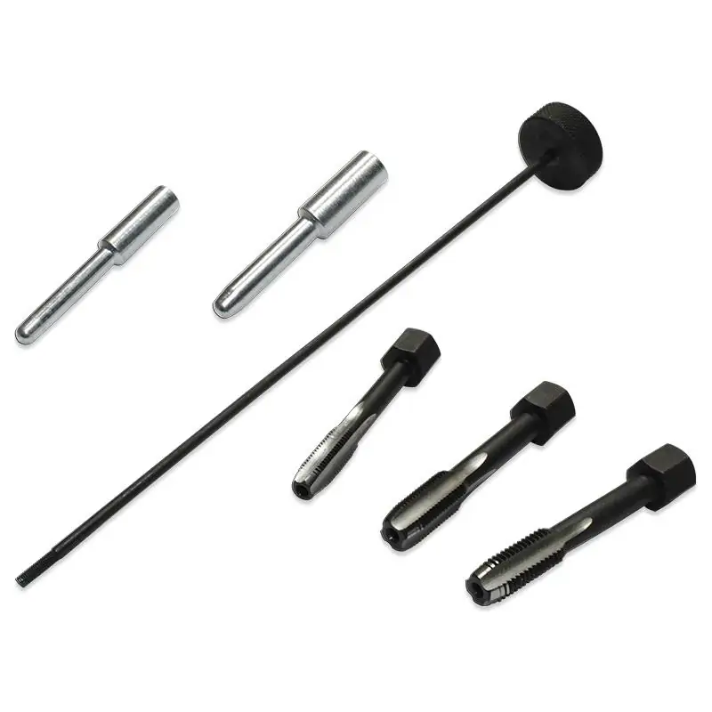 Gwintownik zestaw specjalistycznych gwintowników do legalizacji i gwintowania gniazda świecy żarowej M8x1, M10x1, M10x1,25 mm