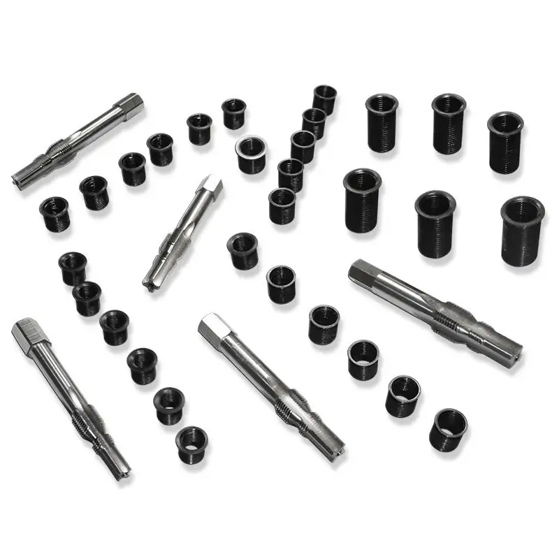 Zestaw gwintowników i tulejek do naprawy i regeneracji gwintu (specjalistyczne dwustopniowe)