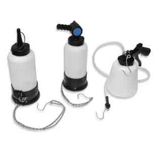 Przyrząd do wymiany i odpowietrzania układów hamulcowych