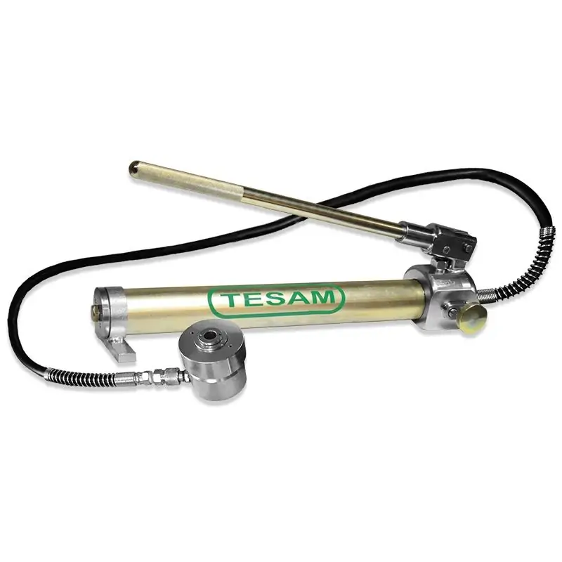 Siłownik hydrauliczny z pompą - w metalowej skrzyni