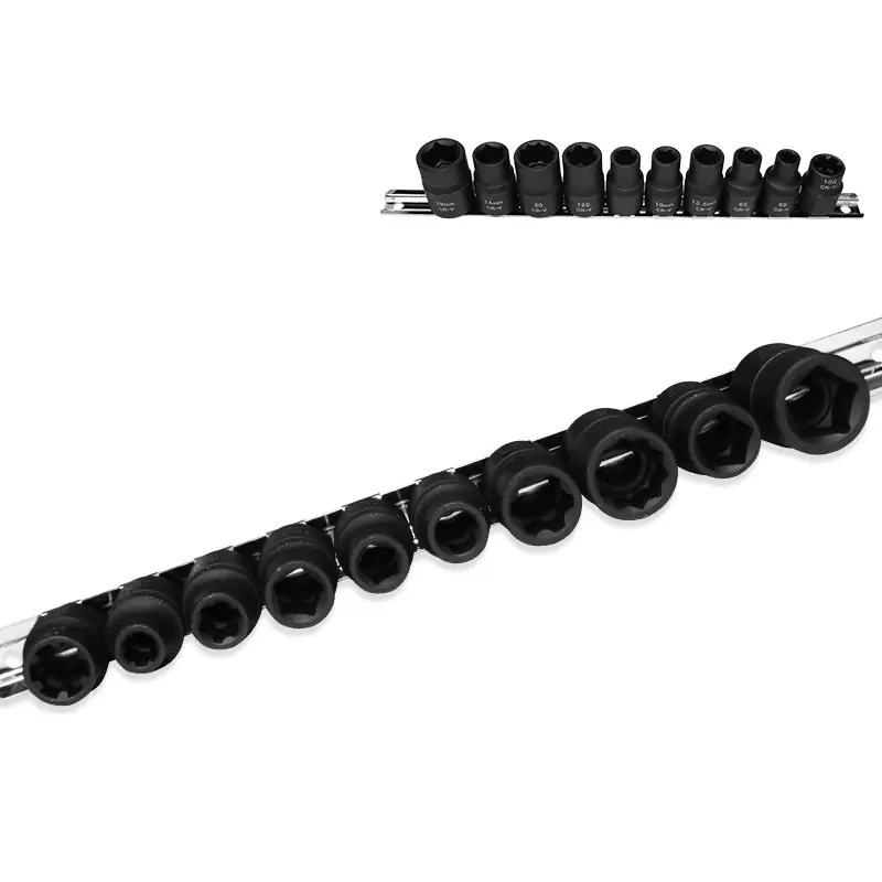 Zestaw nietypowych nasadek do obsługi samochodów (3, 5, 6, 10 kątne) napęd 1/2"