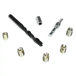 Zestaw do regeneracji gwintu z wkładkami / tulejkami M6 x 1 mm