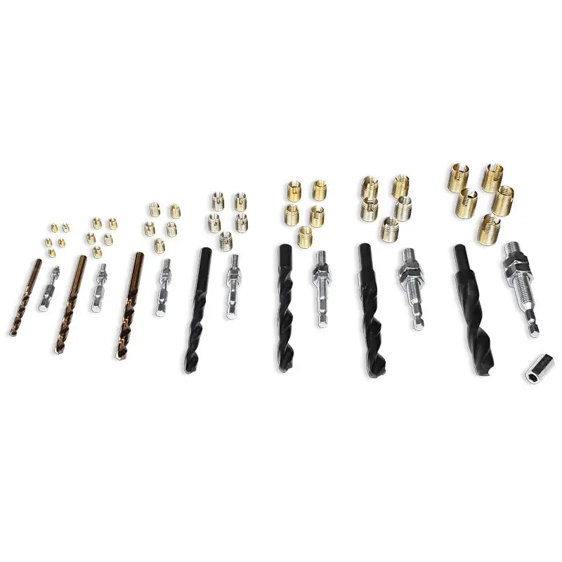 Zestaw do regeneracji gwintu z wkładkami / tulejkami M3 - M12 (Dzięcioł)