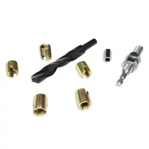 Zestaw do regeneracji gwintu z wkładkami / tulejkami M10 x 1,5 (Dzięcioł)