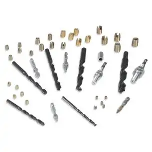 Zestaw do regeneracji gwintu z wkładkami / tulejkami M3 - M10 (Dzięcioł)