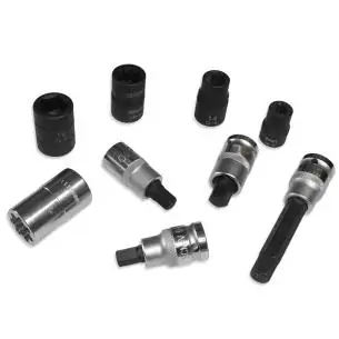 Zestaw specjalistycznych kluczy do wymiany klocków hamulcowych