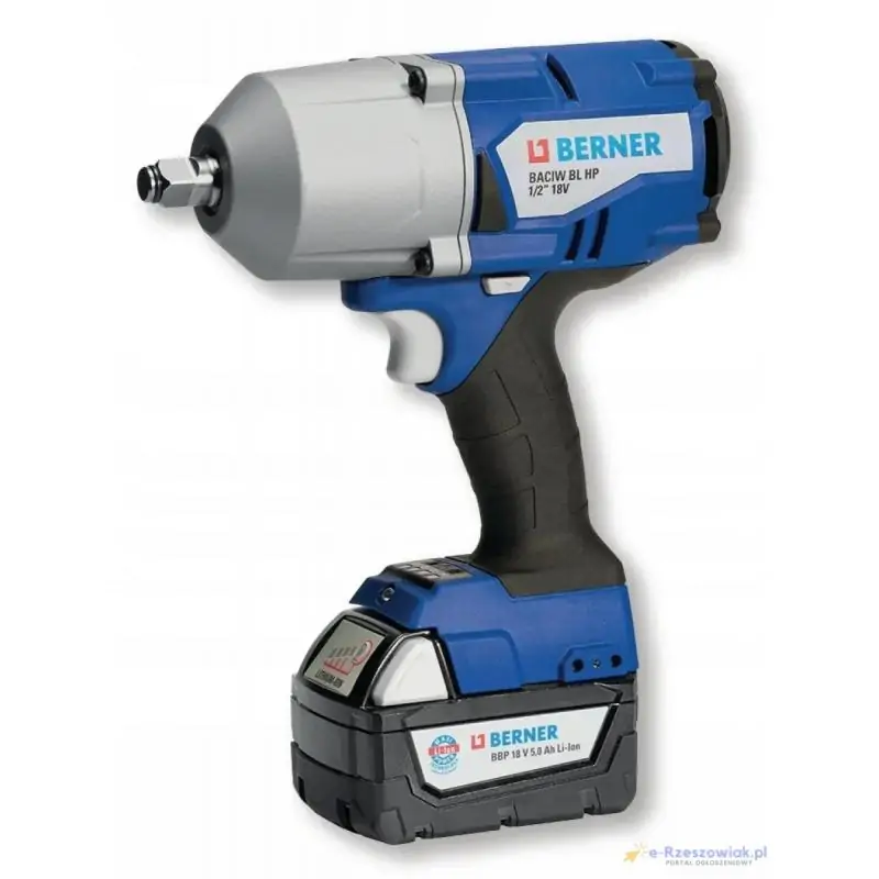 Klucz udarowy BACIW 18 V 5Ah Berner