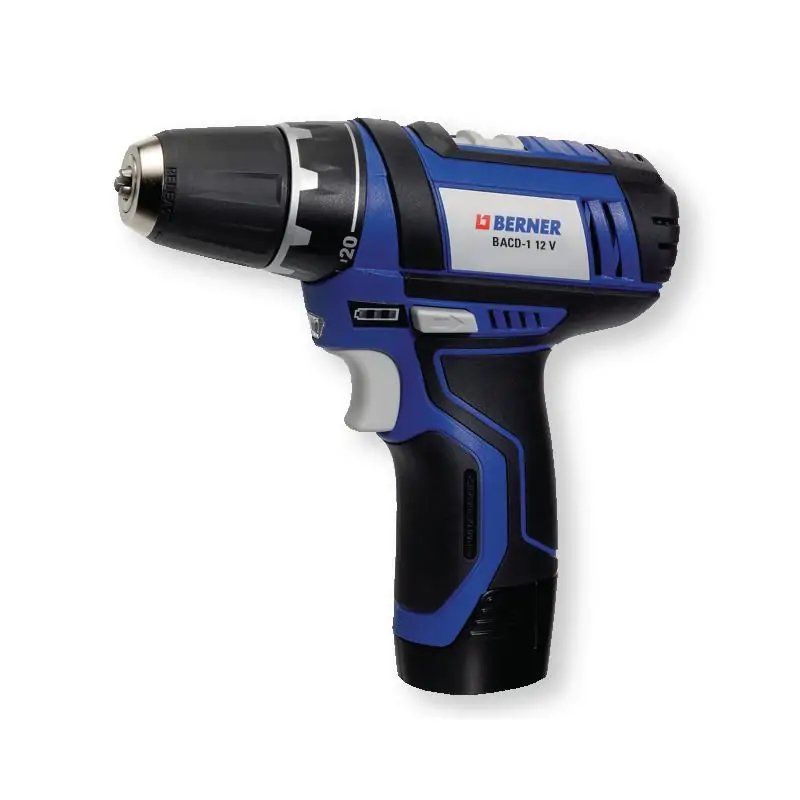 Wiertarko-wkrętarka BACD-1 12 V, 2,0 Ah, BACF, BC+