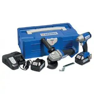 Zestaw klucz udarowy ½" bezszczotkowy BACIW oraz Szlifierka