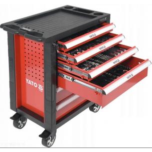 Wózek Warsztatowy Yato z wyposażeniem 177 elementów