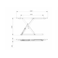 Podnośnik Nożycowy Mobilny NORMET PX-4000XU 120cm