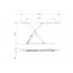 Podnośnik Nożycowy Mobilny NORMET PX-4000XU 120cm
