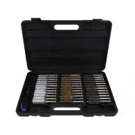 Zestaw 38 szczotek do czyszczenia gniazd świec, wtryskiwaczy