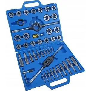 45 szt. narzędzi do gwintowania M6-M24