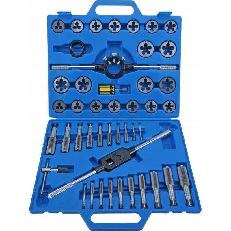 45 szt. narzędzi do gwintowania 1/4''-1"