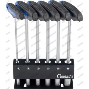 Klucze nasadowe 6-14 mm, 9 szt.